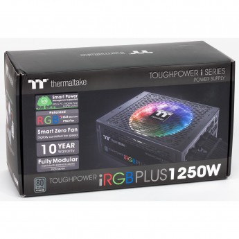 Блок питания THERMALTAKE Toughpower iRGB PLUS 1250W Gold - TT Premium Edition Блок питания THERMALTAKE Toughpower iRGB PLUS 1250W Gold - TT Premium Edition
