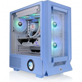 Корпус THERMALTAKE CERES 350 MX HYDRANGEA BLUE MID TOWER CHASSIS Корпус THERMALTAKE CERES 350 MX HYDRANGEA BLUE MID TOWER CHASSIS