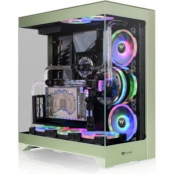 Корпус THERMALTAKE CTE E550 TG MATCHA GREEN MID TOWER CHASSIS Корпус THERMALTAKE CTE E550 TG MATCHA GREEN MID TOWER CHASSIS