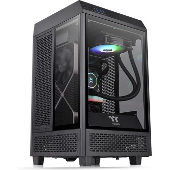 Корпус THERMALTAKE THE TOWER 100 без БП miniITX 2xUSB3.0 audio bott PSU черный Корпус THERMALTAKE THE TOWER 100 без БП miniITX 2xUSB3.0 audio bott PSU черный