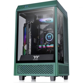 Корпус THERMALTAKE THE TOWER 100 RACING GREEN без БП miniITX 2xUSB3.0 audio bott PSU Корпус THERMALTAKE THE TOWER 100 RACING GREEN без БП miniITX 2xUSB3.0 audio bott PSU