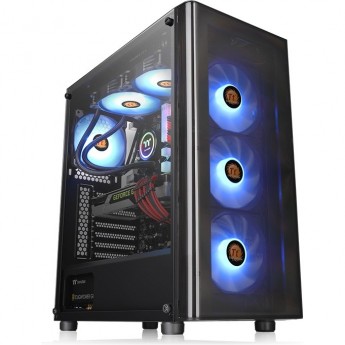 Корпус THERMALTAKE V200 TG RGB черный Корпус THERMALTAKE V200 TG RGB черный