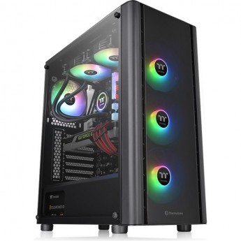 Корпус THERMALTAKE V250 TG ARGB MID-TOWER CHASSIS черный Корпус THERMALTAKE V250 TG ARGB MID-TOWER CHASSIS черный
