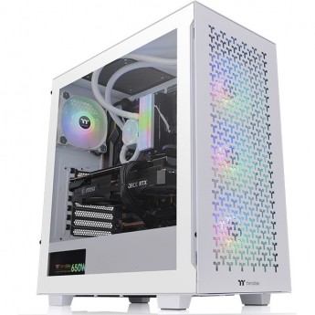 Корпус THERMALTAKE V350 TG ARGB AIR SNOW MID TOWER CHASSIS белый Корпус THERMALTAKE V350 TG ARGB AIR SNOW MID TOWER CHASSIS белый