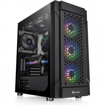 Корпус THERMALTAKE VERSA T27 TG ARGB без БП ATX 2xUSB3.0 audio bott PSU черный Корпус THERMALTAKE VERSA T27 TG ARGB без БП ATX 2xUSB3.0 audio bott PSU черный