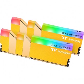 Оперативная память THERMALTAKE TOUGHRAM RGB Memory DDR4 3600MHz 16GB (8GB x2)-Metallic Gold Оперативная память THERMALTAKE TOUGHRAM RGB Memory DDR4 3600MHz 16GB (8GB x2)-Metallic Gold
